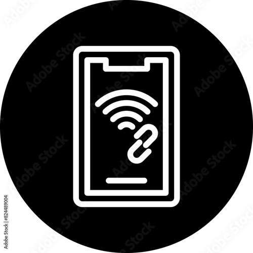Vector Design Mobile Hotspot Icon Style