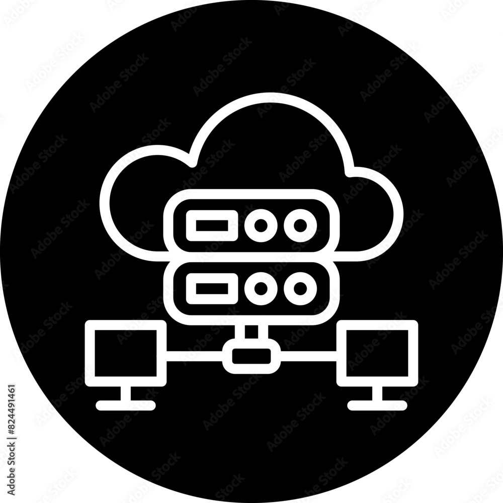 Vector Design Hosting Icon Style Vector Design Hosting Icon Style