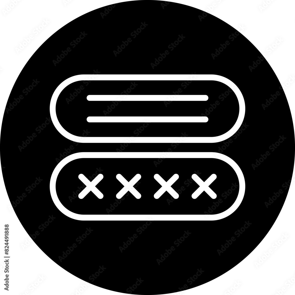 Vector Design Password Icon Style Vector Design Password Icon Style