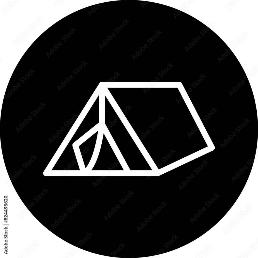 Vector Design Refugee Camp Icon Style Vector Design Refugee Camp Icon Style
