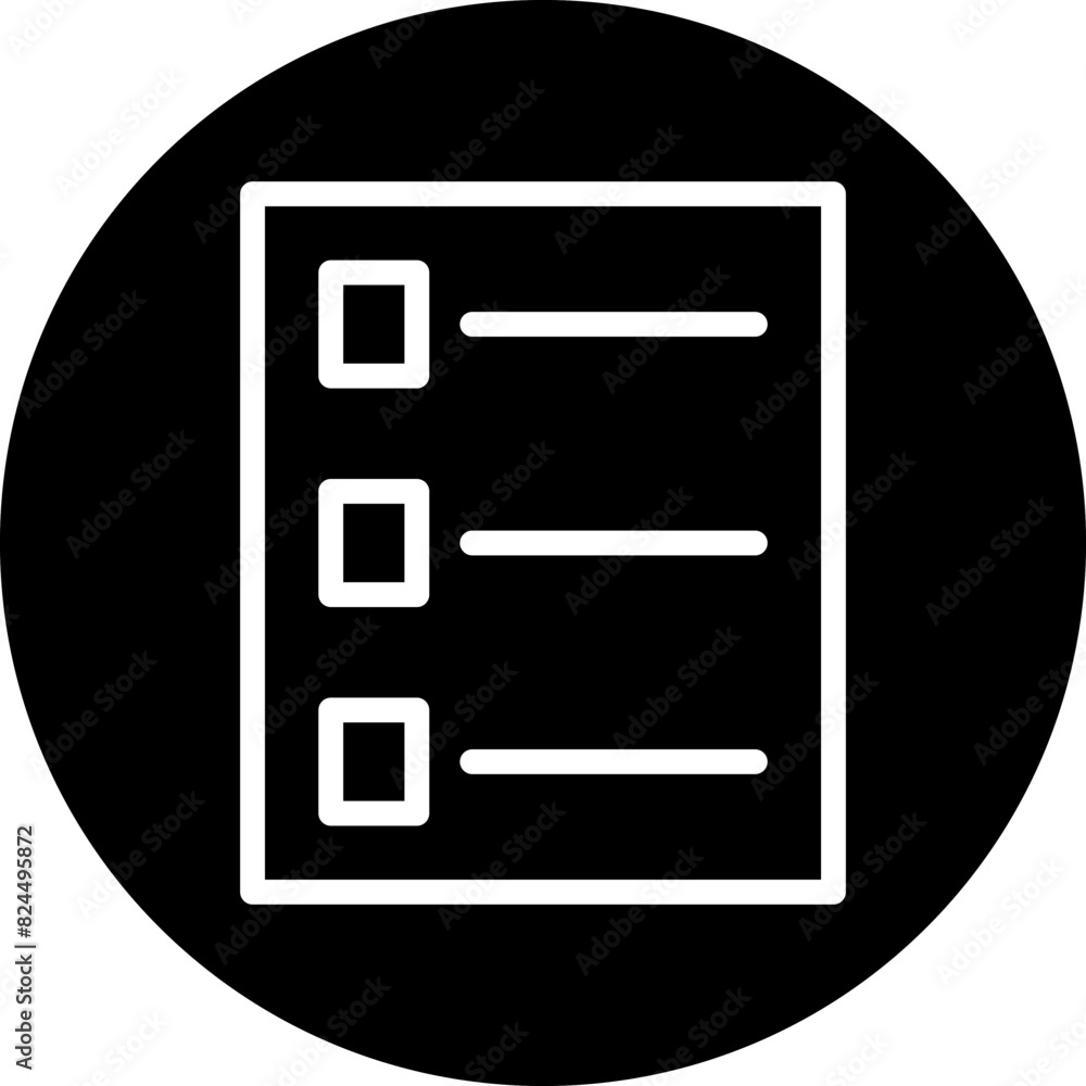 Vector Design Checklist Icon Style Vector Design Checklist Icon Style