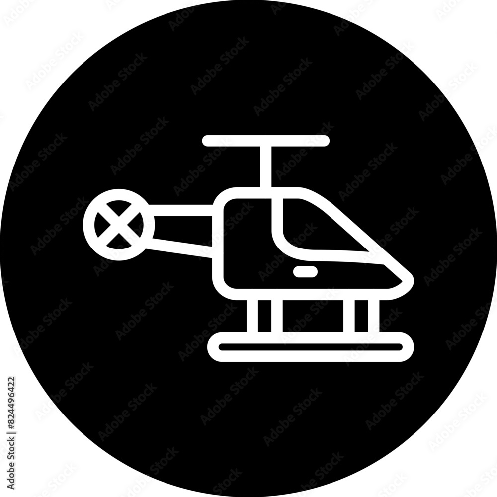 Vector Design Helicopter Icon Style Vector Design Helicopter Icon Style