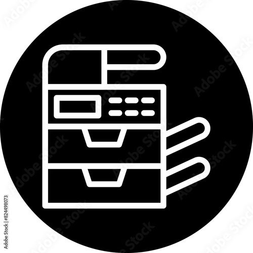 Vector Design Photocopier Icon Style