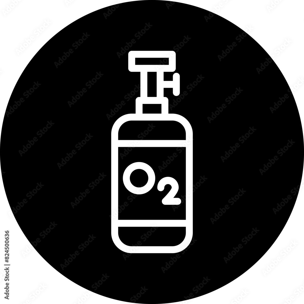 Vector Design Oxygen Tank Icon Style Vector Design Oxygen Tank Icon Style