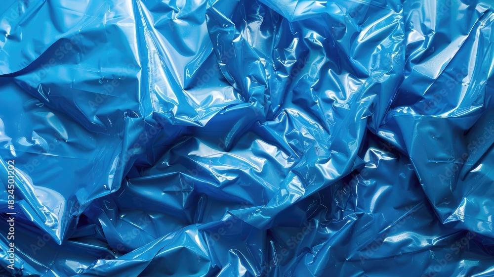 Fototapeta premium Plastic Background in Blue