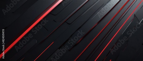 abstract red black metallic background illustration. red metallic backdrop photo