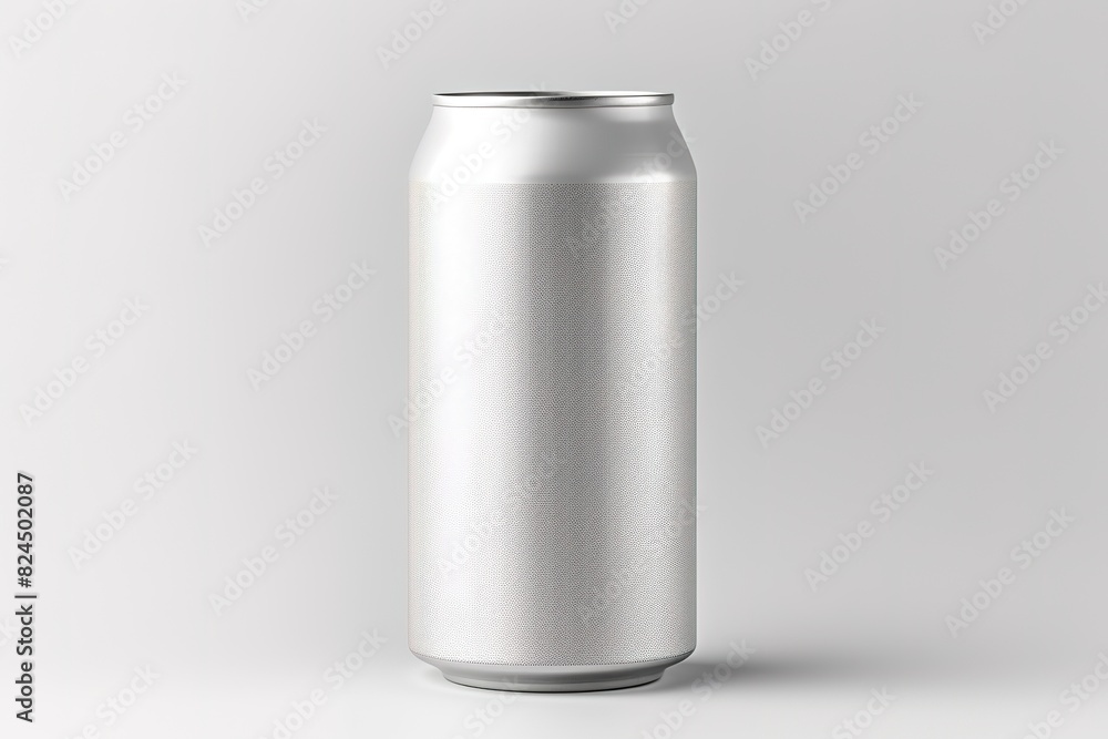 Aluminium can mockup. Blank metallic soda can. Isolated on white background. 3d render. Aluminium can mockup. Blank metallic soda can. Isolated on white background. 3d render.