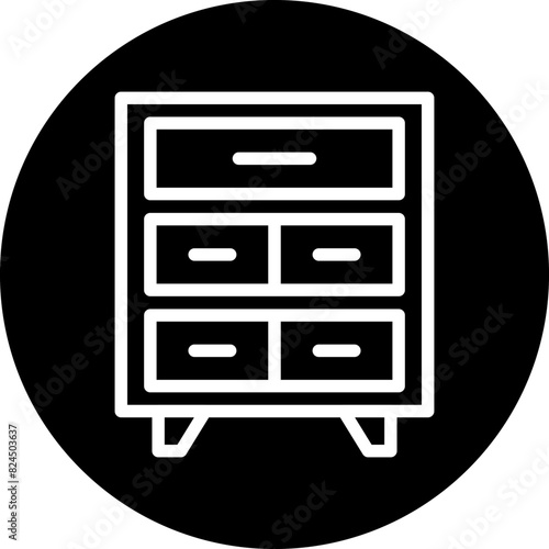 Vector Design Drawers Icon Style