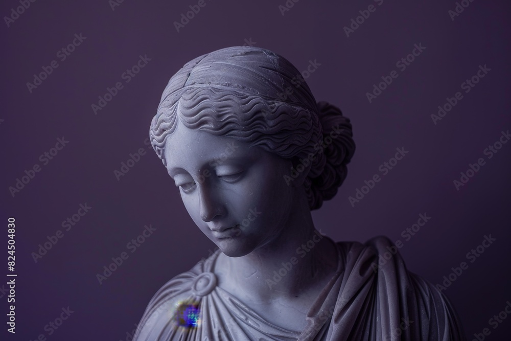 Serene Marble Statue of a Goddess Serene Marble Statue of a Goddess