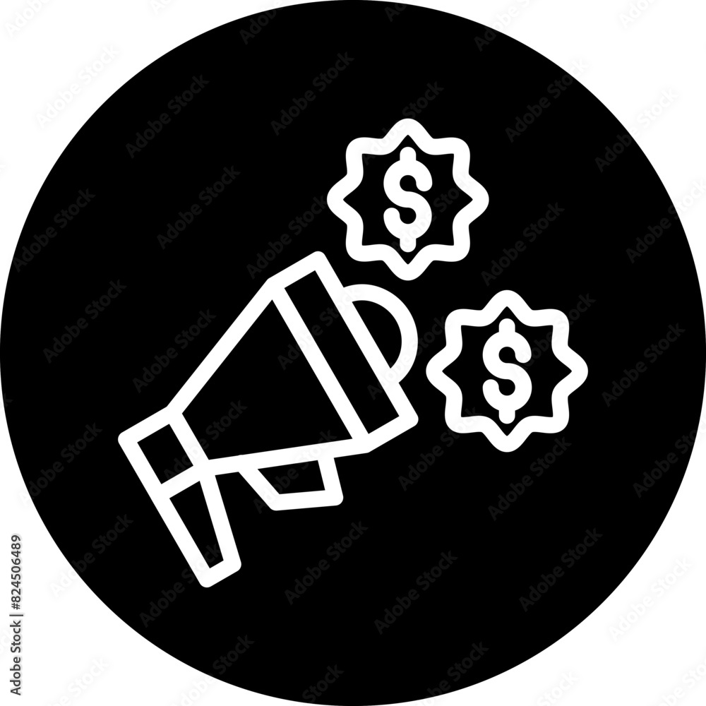 Vector Design Promotion Icon Style Vector Design Promotion Icon Style