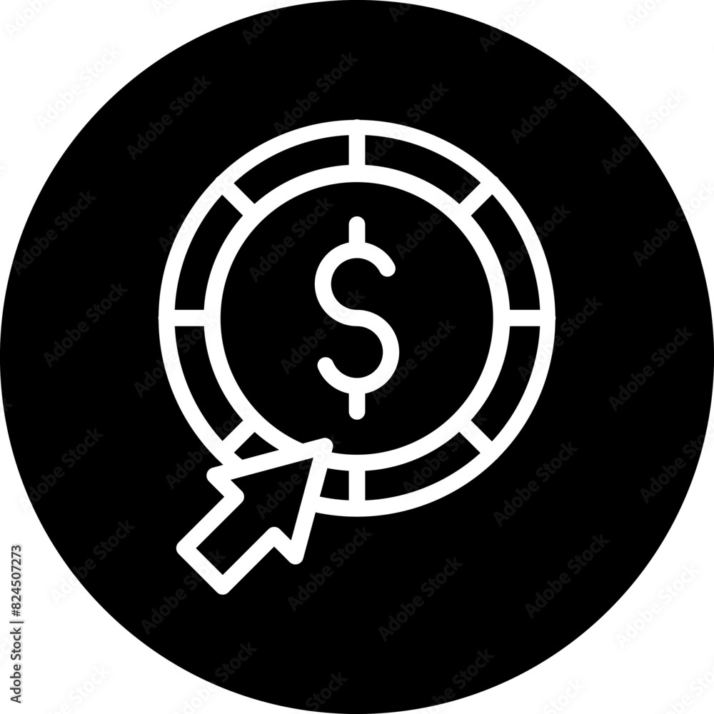 Vector Design Pay Per Click Icon Style Vector Design Pay Per Click Icon Style