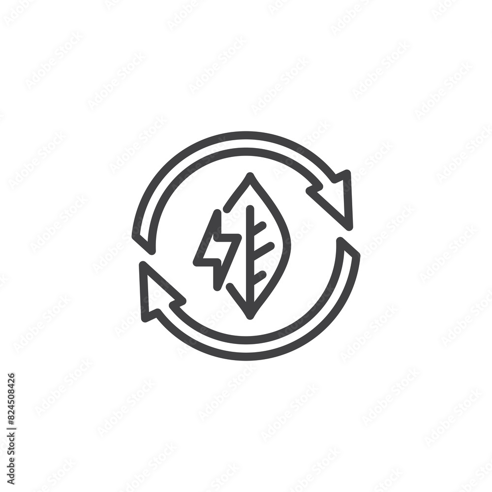 Renewable Energy line icon Renewable Energy line icon