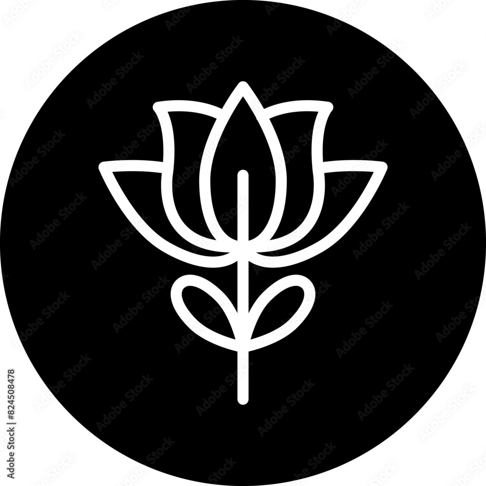 Vector Design Tulip Icon Style