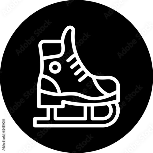 Vector Design Ice Skate Icon Style