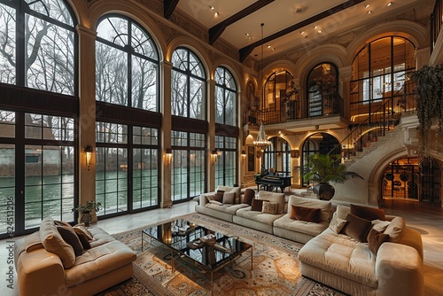 Gothic cathedral converted into a luxurious residence photo