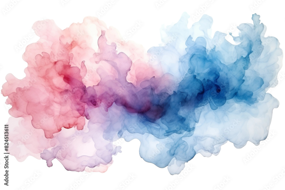 Ethereal Dance of Pink and Blue on a White or Clear Surface PNG Transparent Background. Ethereal Dance of Pink and Blue on a White or Clear Surface PNG Transparent Background.
