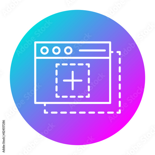 Drag and Drop vector icon. Can be used for No Code iconset.