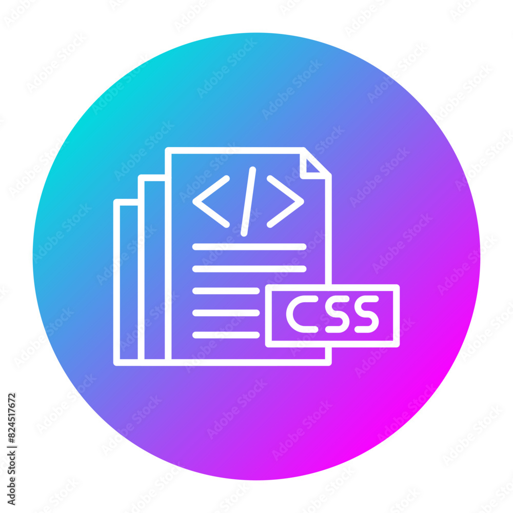 CSS vector icon. Can be used for No Code iconset. CSS vector icon. Can be used for No Code iconset.