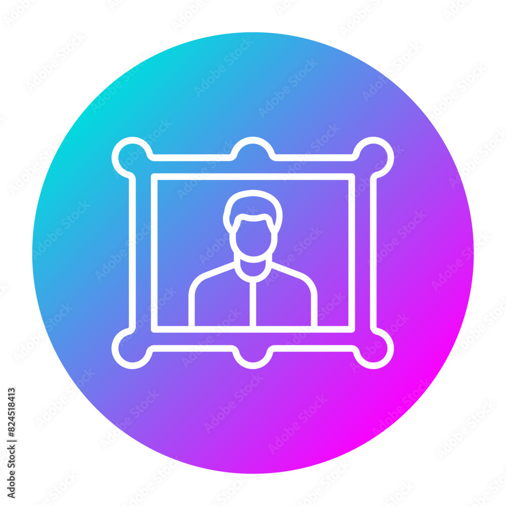 Photo Frame vector icon. Can be used for Comfort iconset. Photo Frame vector icon. Can be used for Comfort iconset.