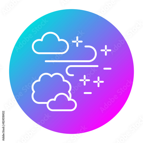 Fresh Air vector icon. Can be used for Comfort iconset.