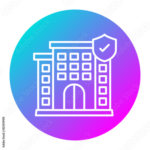 Business Insurance vector icon. Can be used for Home Based Business iconset.