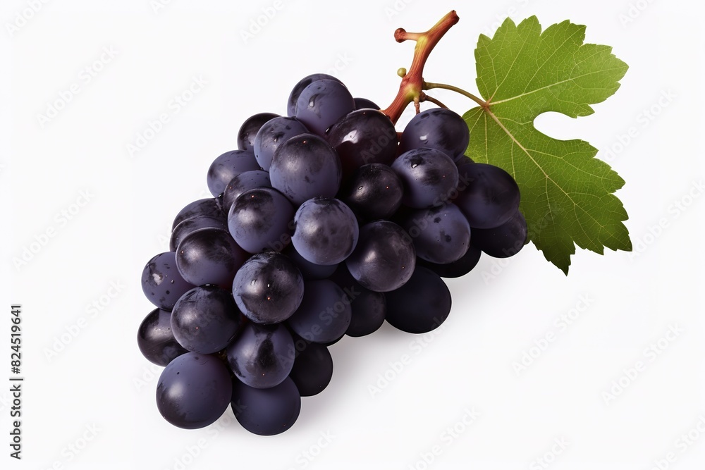 illustration of different variety of grape on white background illustration of different variety of grape on white background