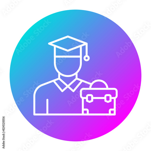 Education vector icon. Can be used for Job Search iconset.