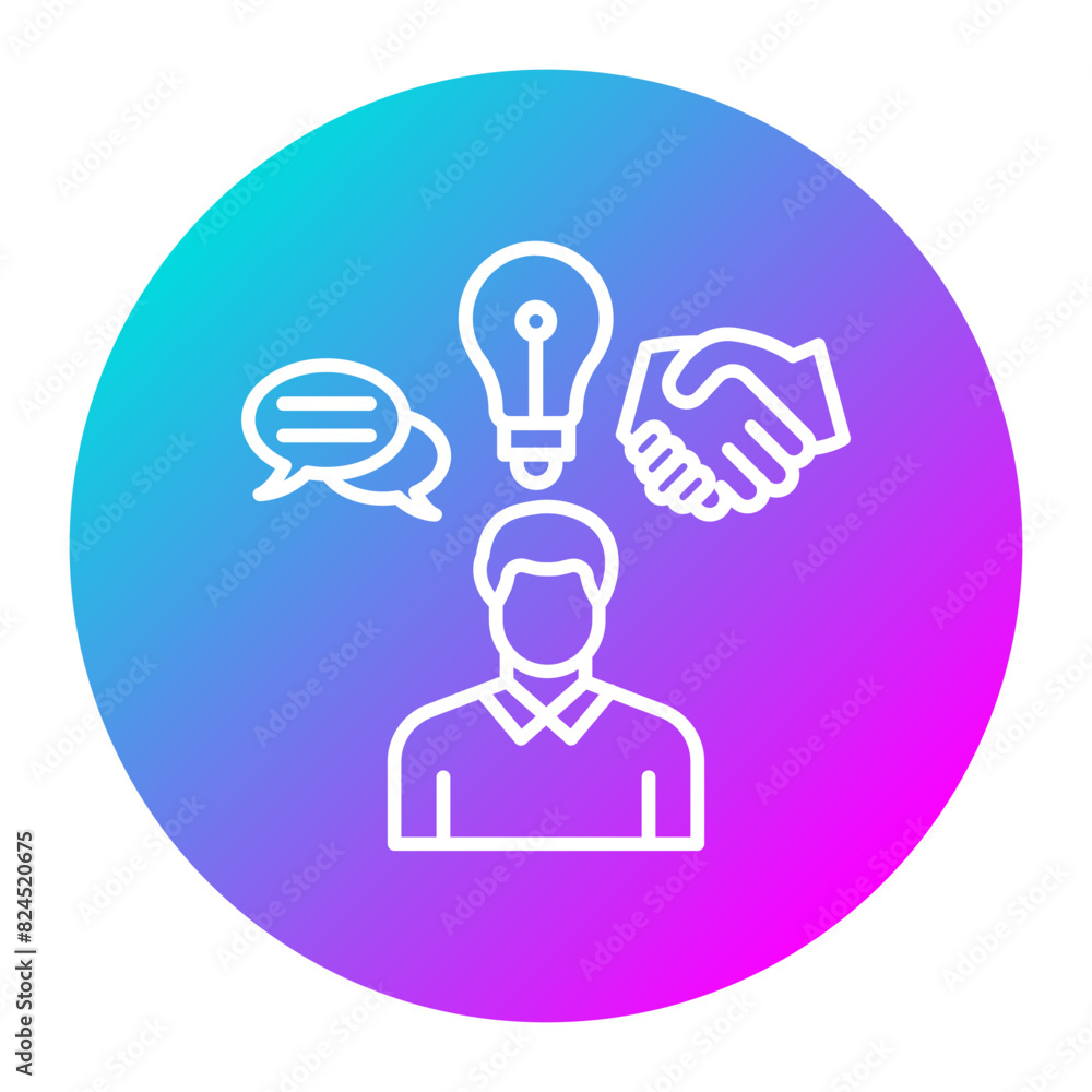 Soft Skills vector icon. Can be used for Job Search iconset.