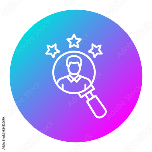 Talent vector icon. Can be used for Job Search iconset.