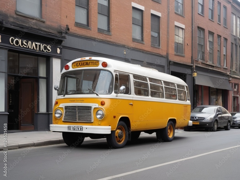 Fototapeta premium school bus