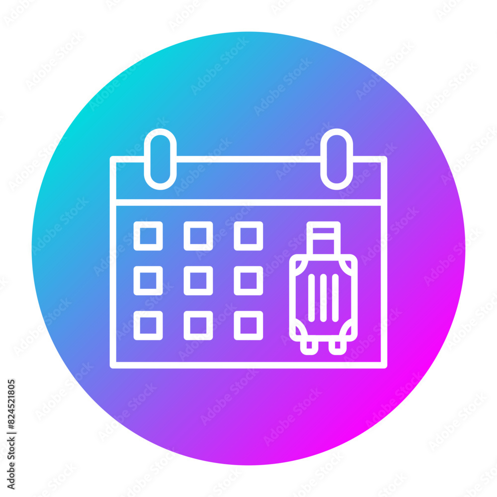 Weekend Break vector icon. Can be used for Travel Agency iconset. Weekend Break vector icon. Can be used for Travel Agency iconset.