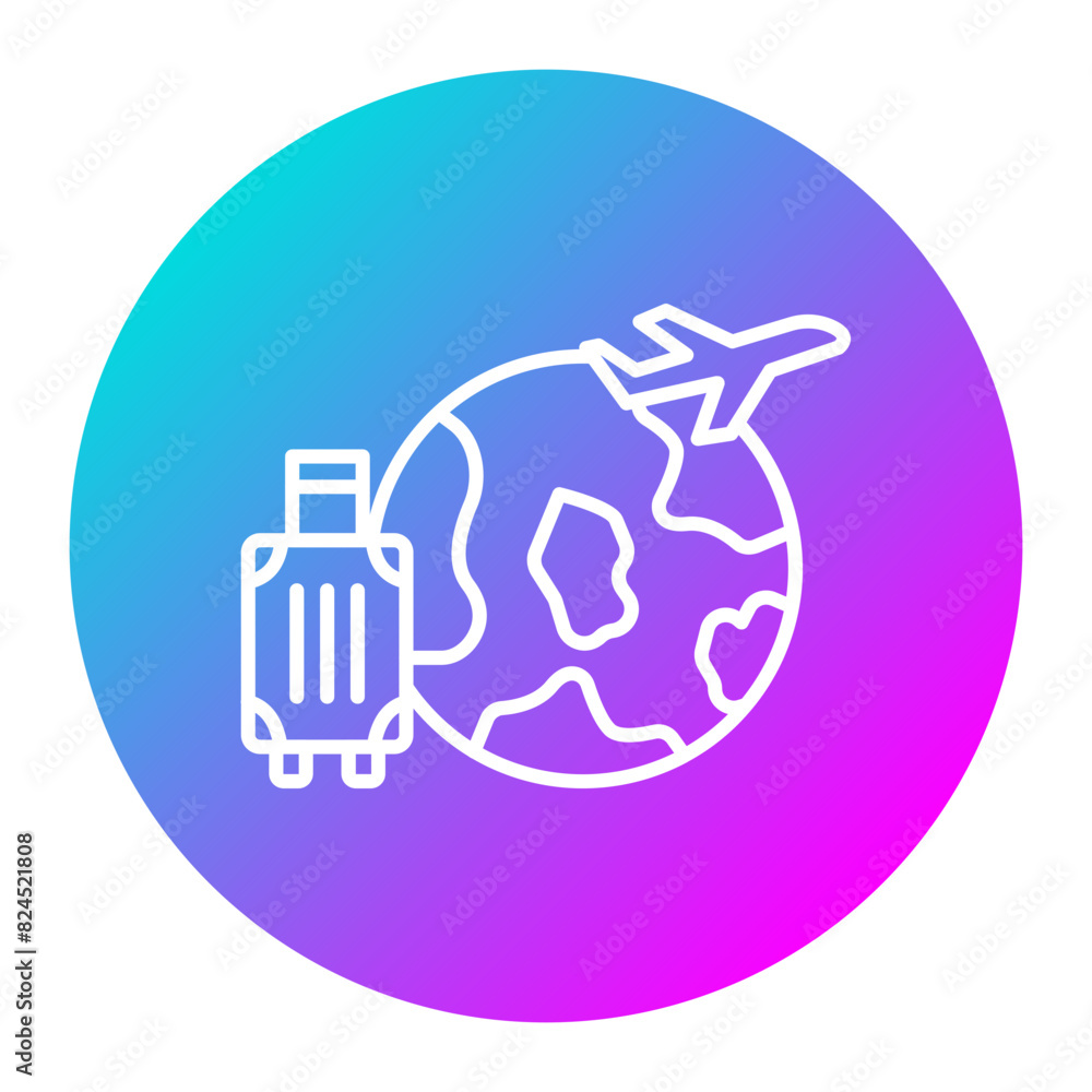 International Tourism vector icon. Can be used for Travel Agency iconset. International Tourism vector icon. Can be used for Travel Agency iconset.