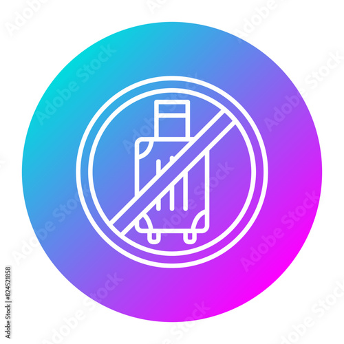 Travel Restrictions vector icon. Can be used for Travel Agency iconset.