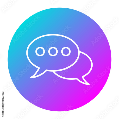 Messaging vector icon. Can be used for Communication and Media iconset.