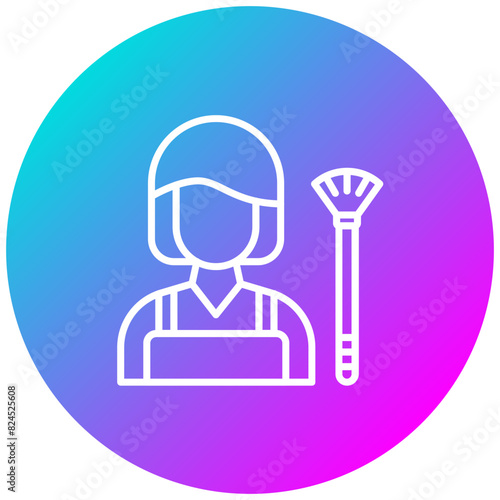 Cleaner vector icon. Can be used for Women iconset.