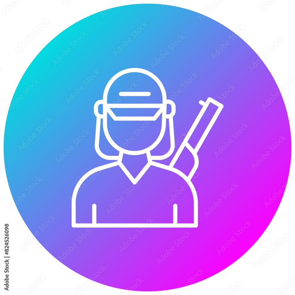 Hunter vector icon. Can be used for Women iconset. Hunter vector icon. Can be used for Women iconset.