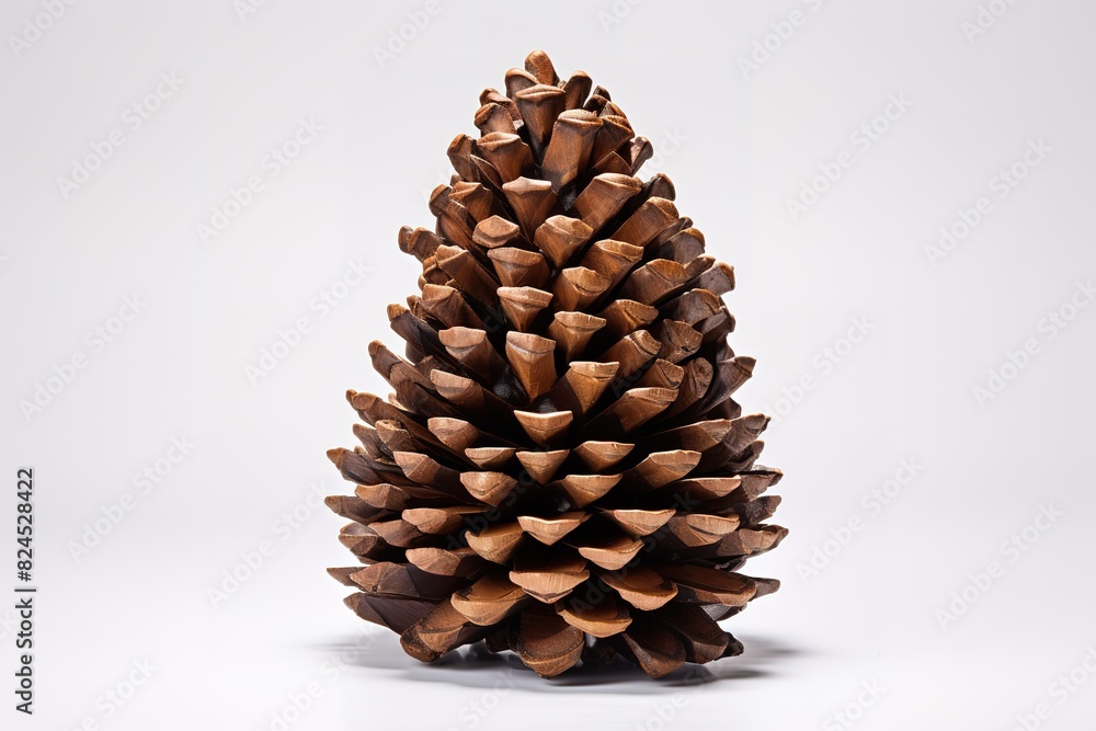 Pine cones on white background Pine cones on white background