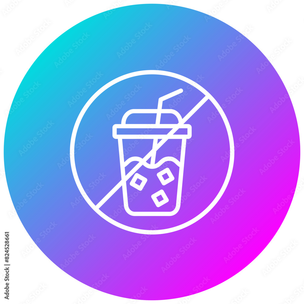 Drinks Not Allowed vector icon. Can be used for Bowling iconset. Drinks Not Allowed vector icon. Can be used for Bowling iconset.