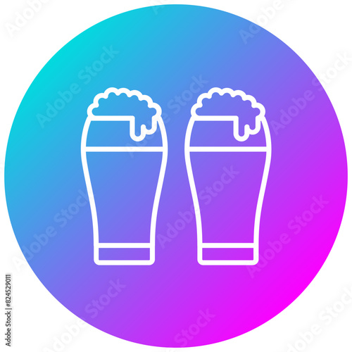 Local Brews vector icon. Can be used for Bowling iconset.