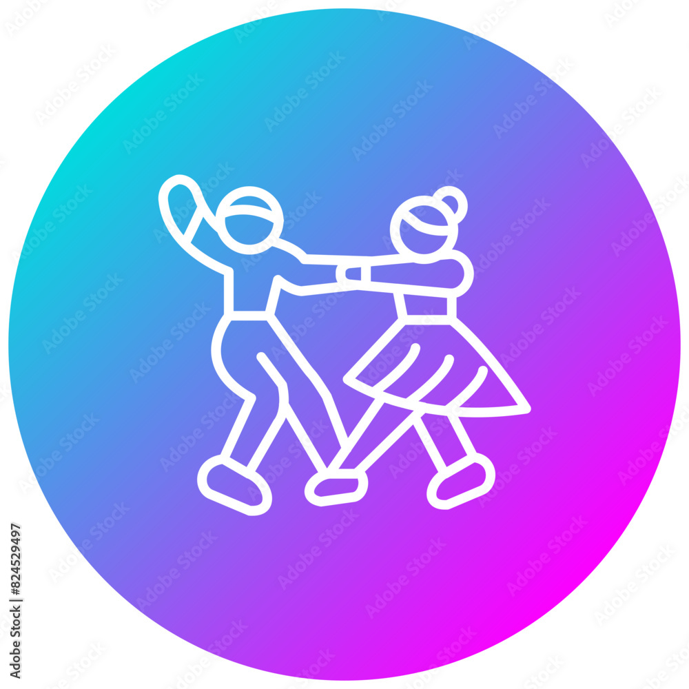 Dancer vector icon. Can be used for Diversity iconset. Dancer vector icon. Can be used for Diversity iconset.