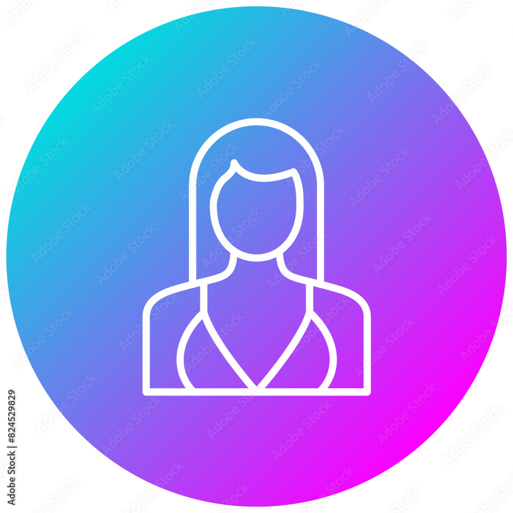 Fashion Model vector icon. Can be used for Diversity iconset. Fashion Model vector icon. Can be used for Diversity iconset.