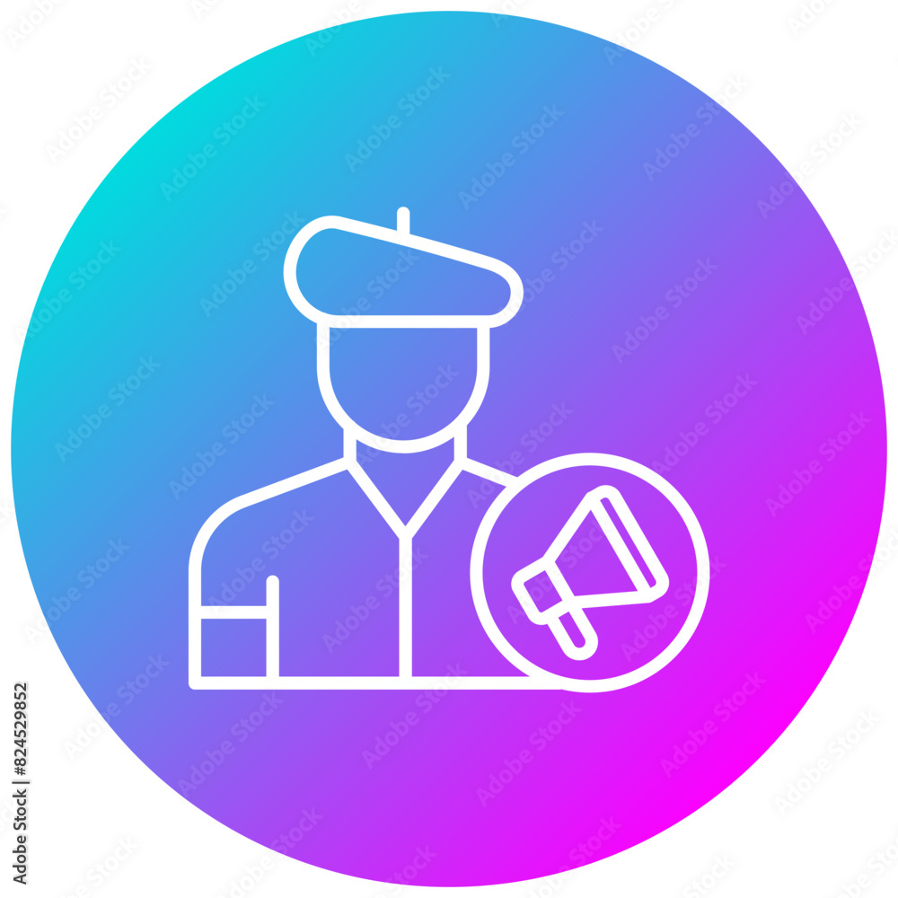 Film Director vector icon. Can be used for Diversity iconset. Film Director vector icon. Can be used for Diversity iconset.