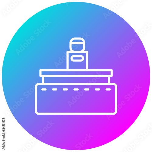 Gas Carburising Furnace vector icon. Can be used for Mettalurgy iconset.