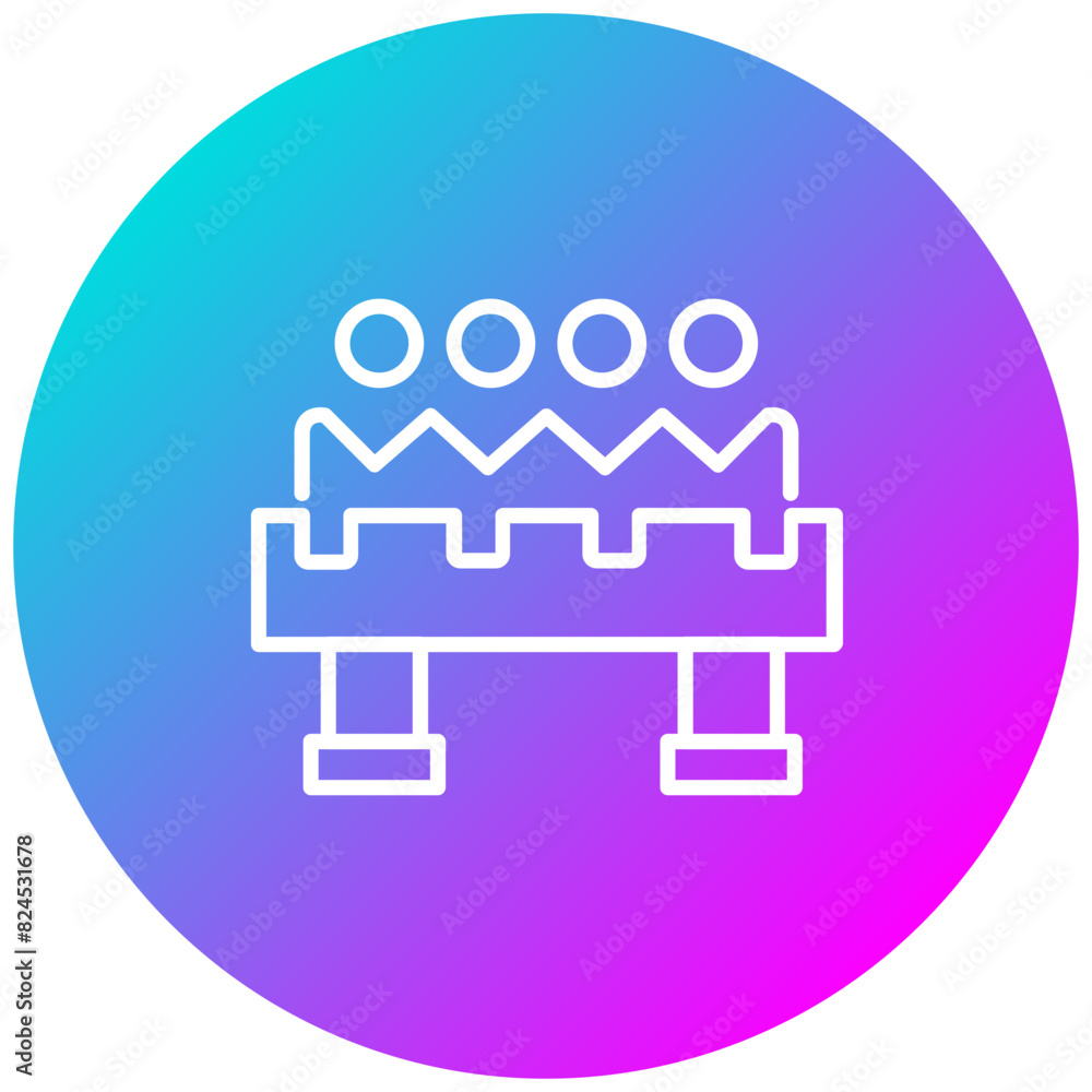 cooling Bed vector icon. Can be used for Mettalurgy iconset. cooling Bed vector icon. Can be used for Mettalurgy iconset.