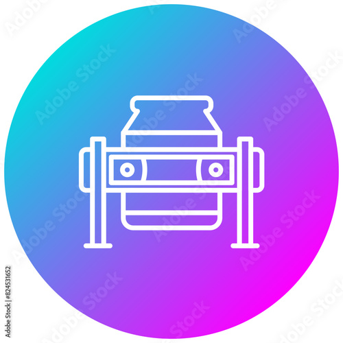 Oxygen Furnance vector icon. Can be used for Mettalurgy iconset.