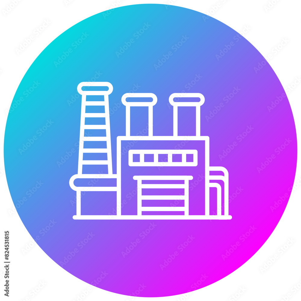 Metallurgical Plant vector icon. Can be used for Mettalurgy iconset. Metallurgical Plant vector icon. Can be used for Mettalurgy iconset.