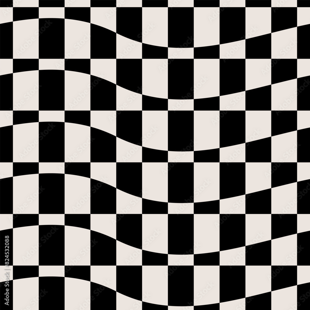 Geometric seamless checkered pattern. Vector illustration. Geometric seamless checkered pattern. Vector illustration.