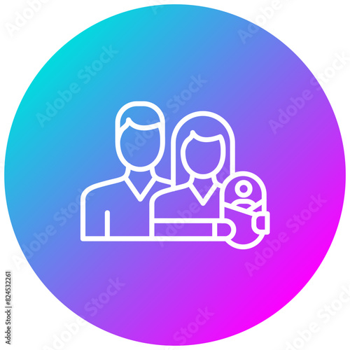 Family Psychology vector icon. Can be used for Psychology iconset.