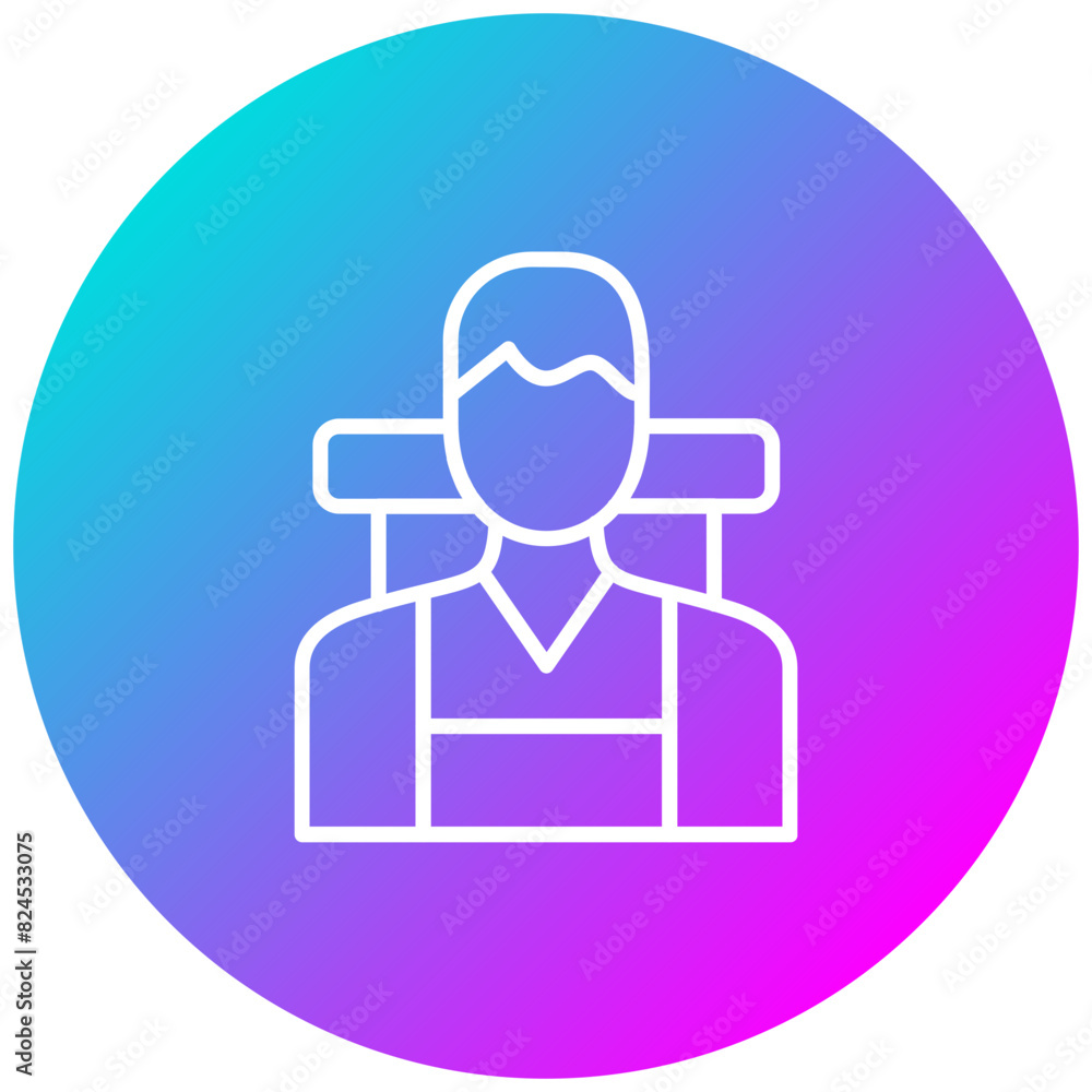 Adventurer Male vector icon. Can be used for Adventure iconset. Adventurer Male vector icon. Can be used for Adventure iconset.