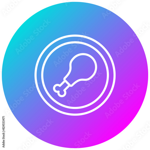 Paleo Diet vector icon. Can be used for Nutrition iconset.